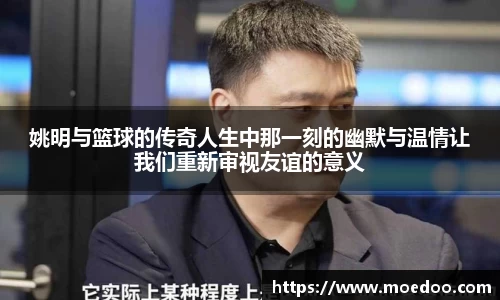 姚明与篮球的传奇人生中那一刻的幽默与温情让我们重新审视友谊的意义